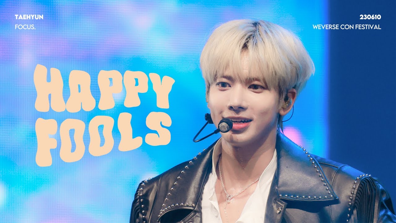 230610 Weverse Con Festival 'Happy Fools'투모로우바이투게더 태현 직캠 fancam｜TXT TAEHYUN focus