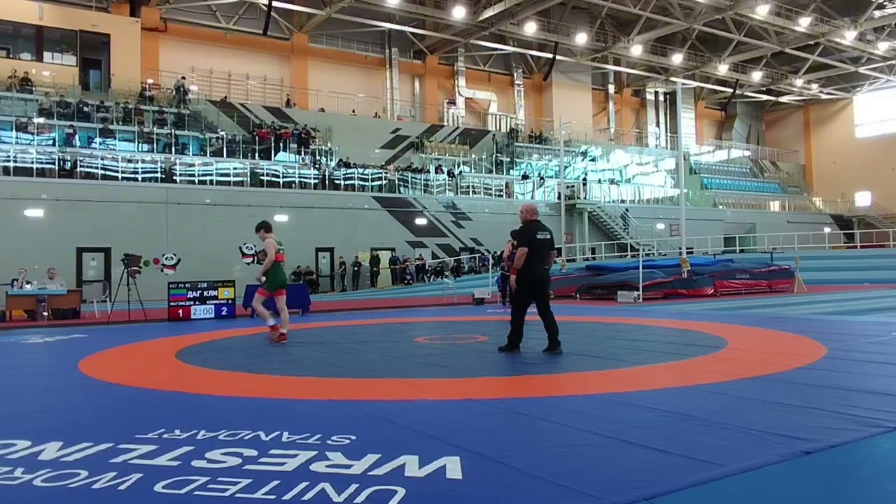 Магомедов Ахмад (ДАГ) - Клименко Дмитрий (КЛМ) 1/16 Финала 65кг, Вольная Борьба, Первенство России