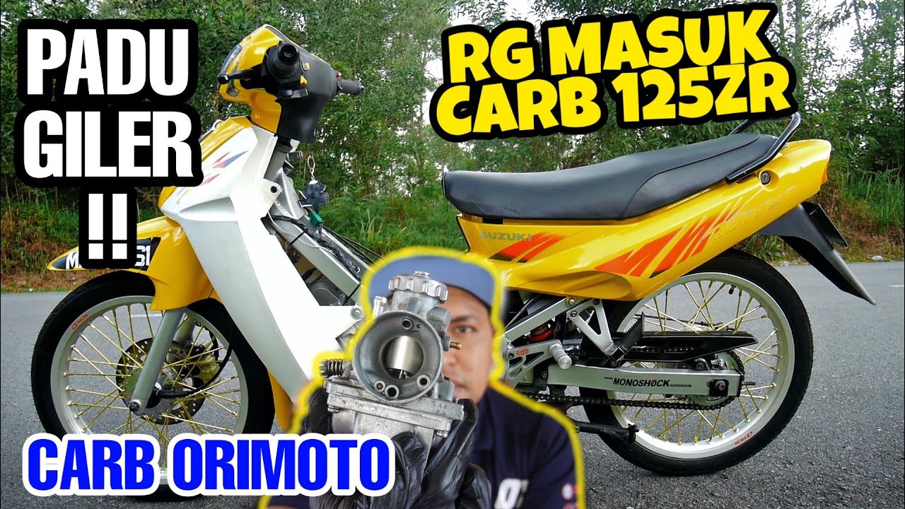 #739 RG SPORT MAEL SARUNG CARB 125Z ORIMOTOR | PADU GILERR CHAAA!