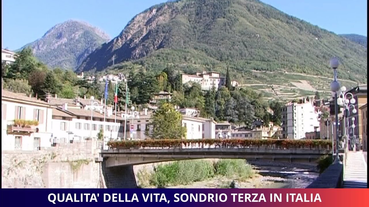 Qualità della vita, Sondrio terza in Italia
