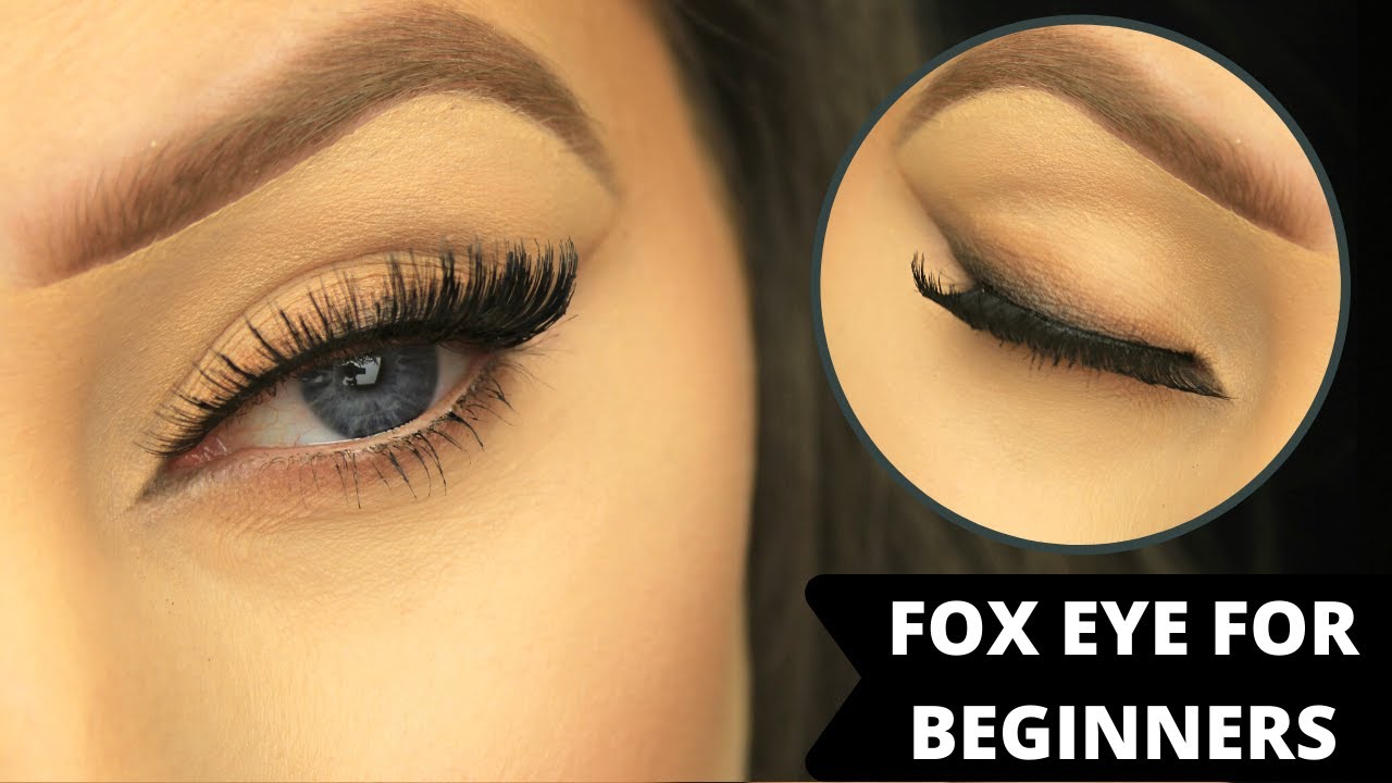 HOW TO: FOX EYE MAKEUP FOR BEGINNERS | DRUGSTORE