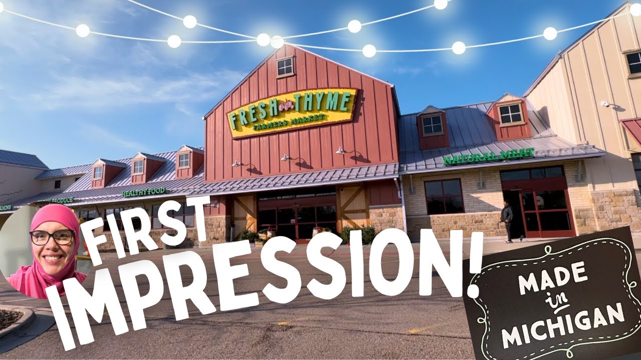 FRESH THYME MARKET: THE FIRST IMPRESSION! Shop with me for healthier groceries. Recommended by Khem!