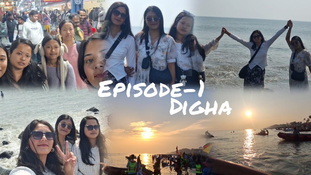Darjeeling to Digha 🏖 “First Time Visiting Digha Beach | Travel Vlog”Episode-1