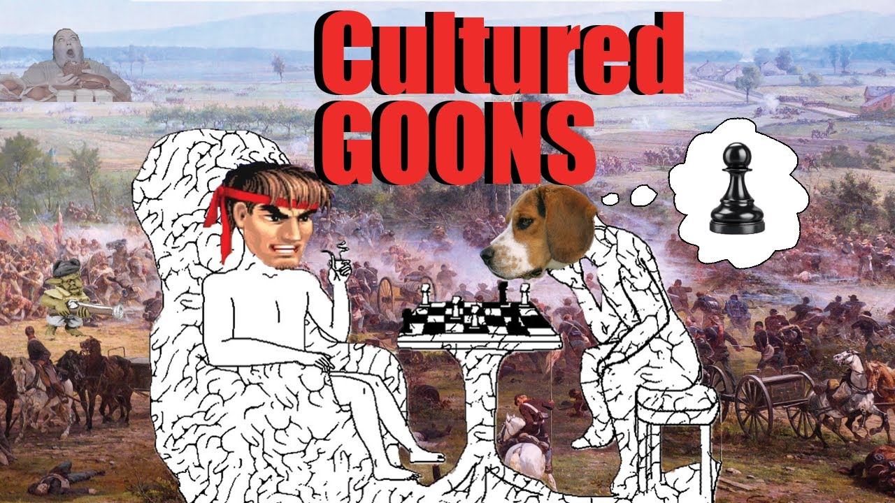 The Goons play chess