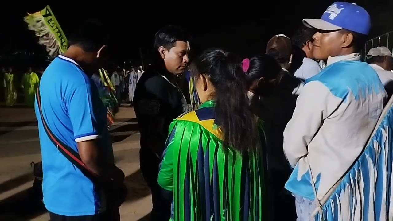 Aniversario del grupo danza bendiciones celestial en paraje el polenom Pompeya cantando ángel Gómez