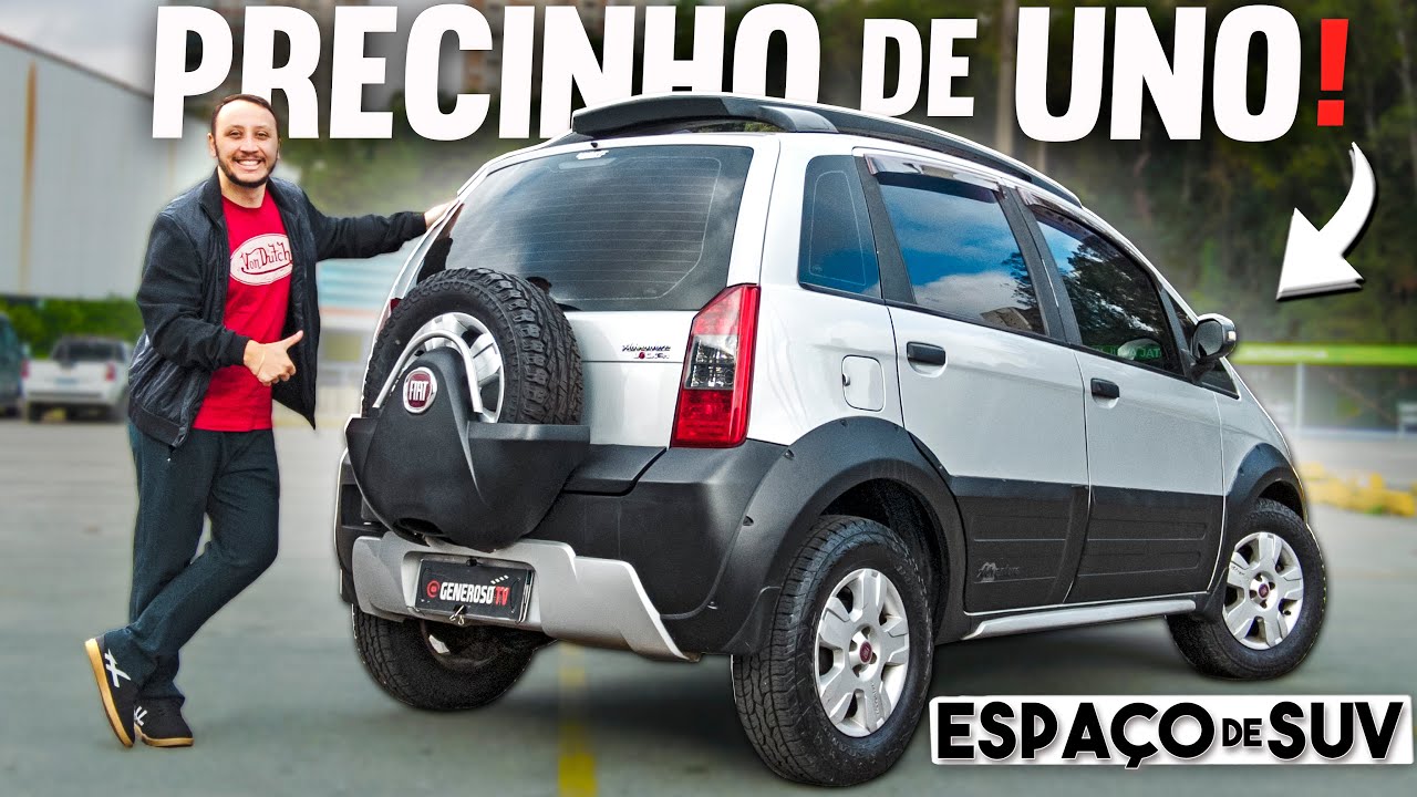 NINGUÉM DÁ VALOR, mas esse POPULAR BARATÍSSIMO É MELHOR que SUV! Fiat Idea Adventure