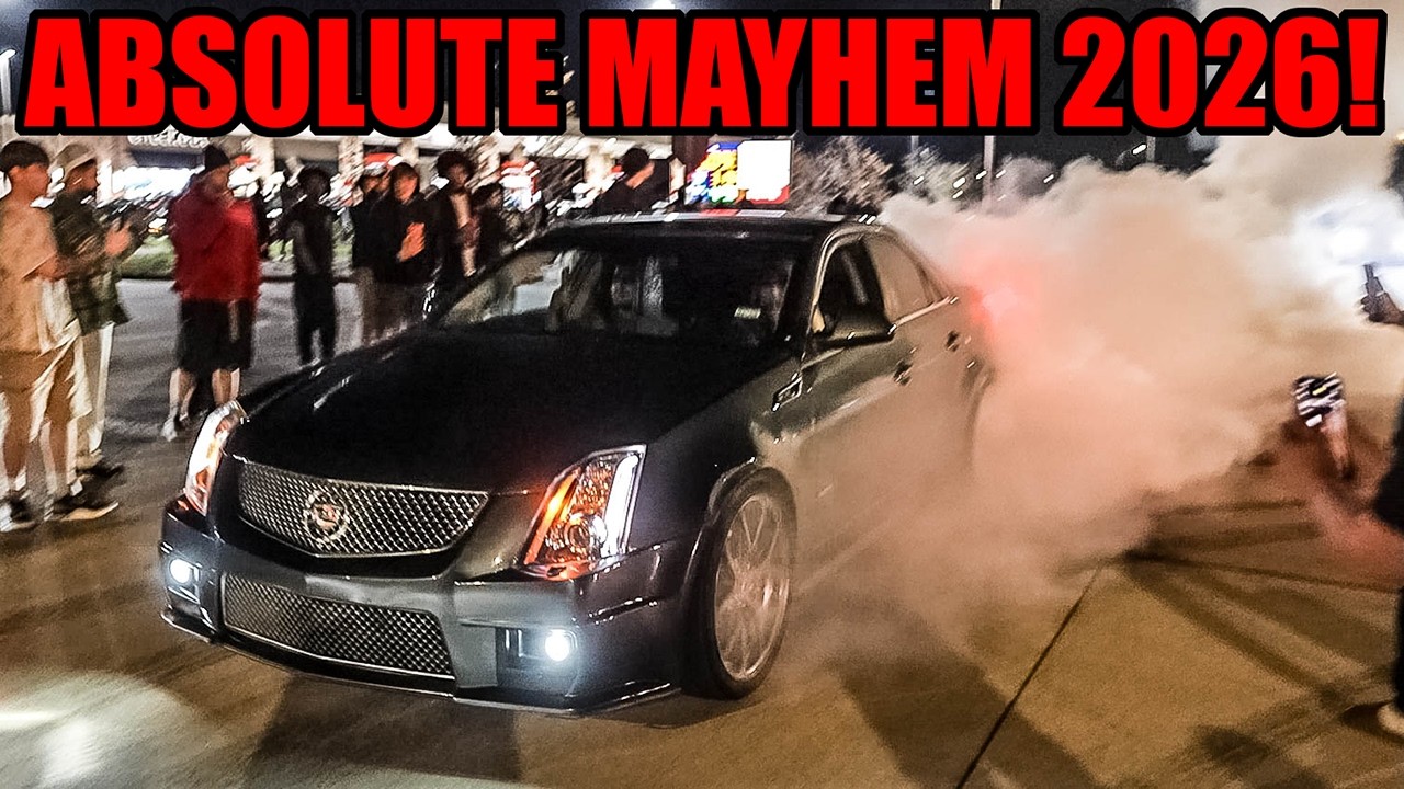 MOST INSANE CAR MEET OF 2026 - TOTAL MADNESS ON THE STREETS! (Burnouts, Donuts, Drifts + MORE!)
