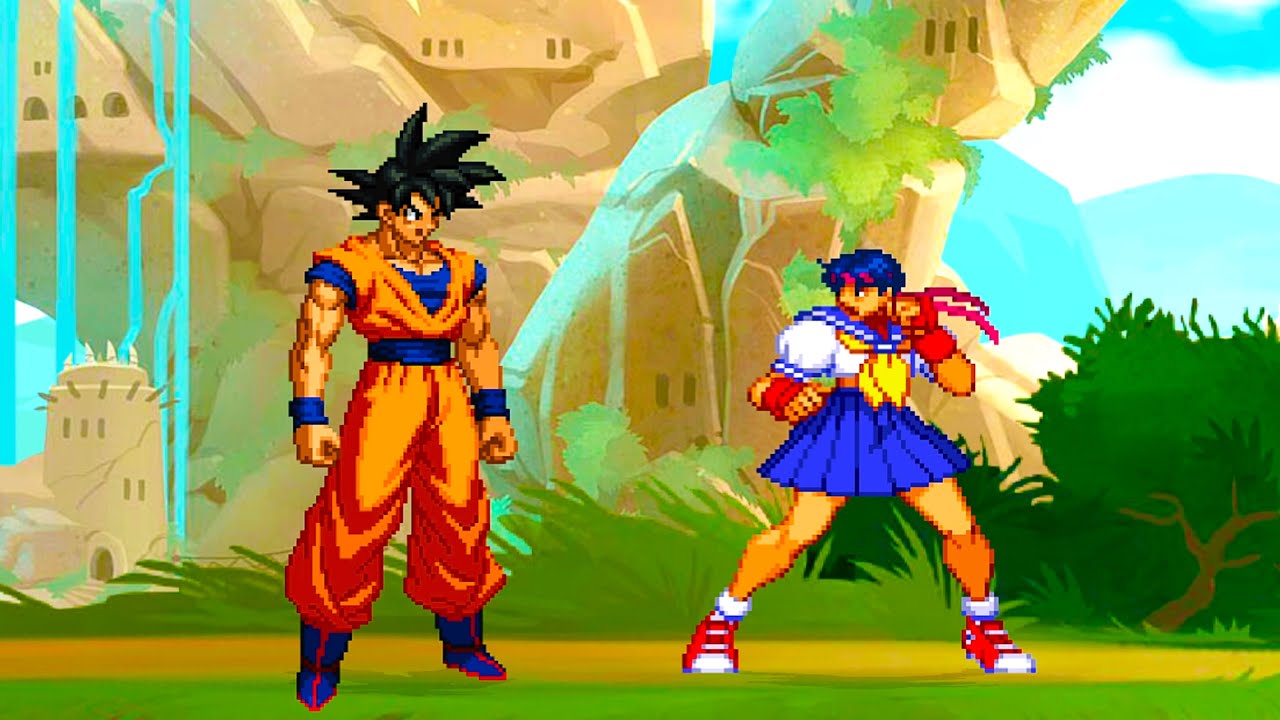 Goku Vs. Saiyan Sakura - unexpected challenger