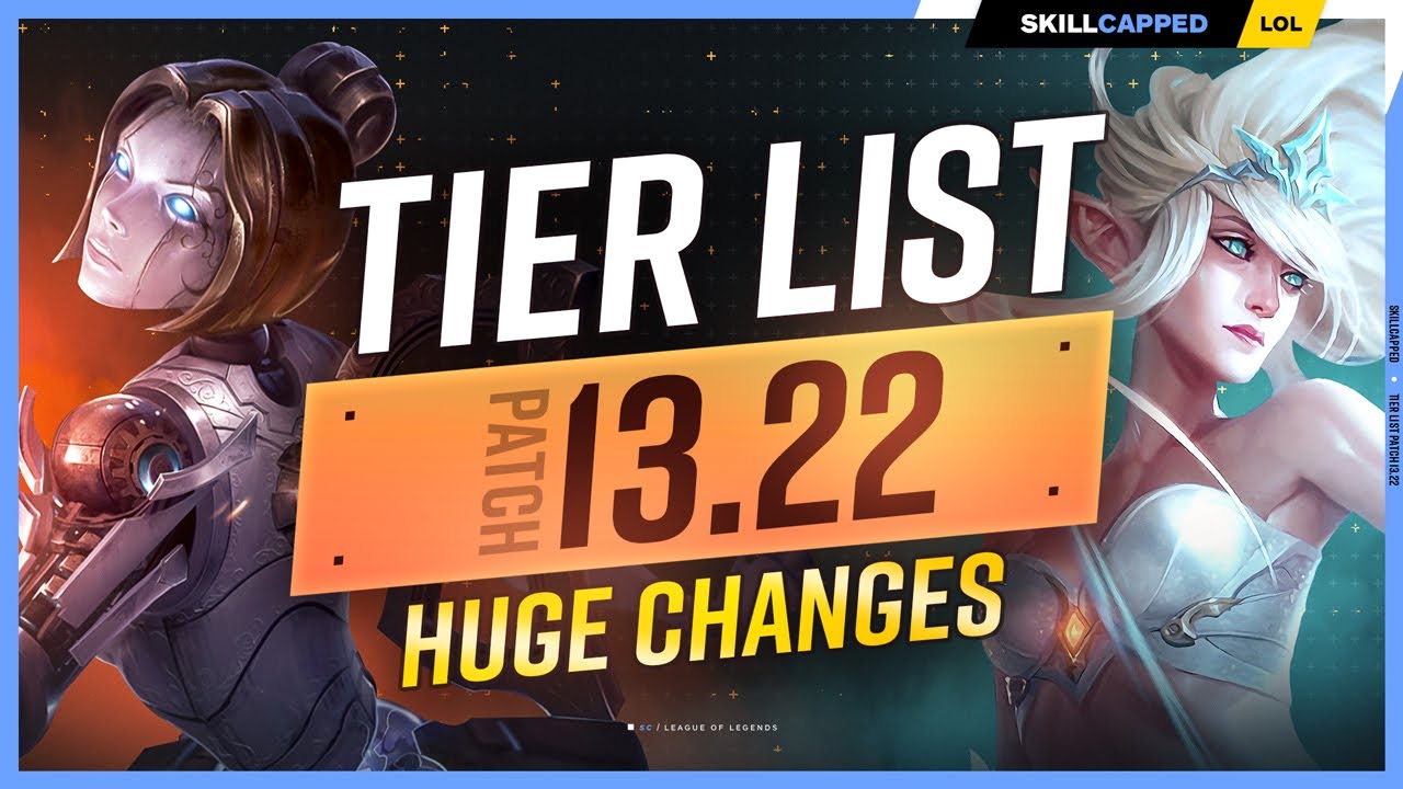NEW TIER LIST for PATCH 13.22 - HUGE MAGE CHANGES!