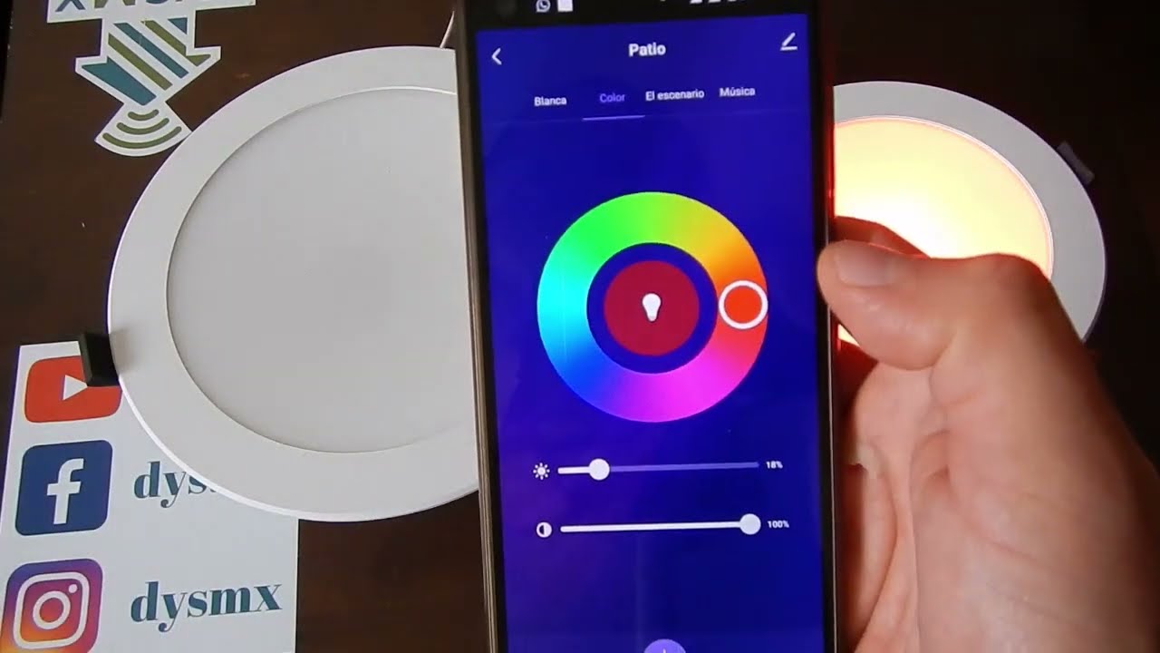 Потолочные светильники с Wi-Fi, встраиваемые или в корпусе, RGB, теплый и холодный свет, совмести...