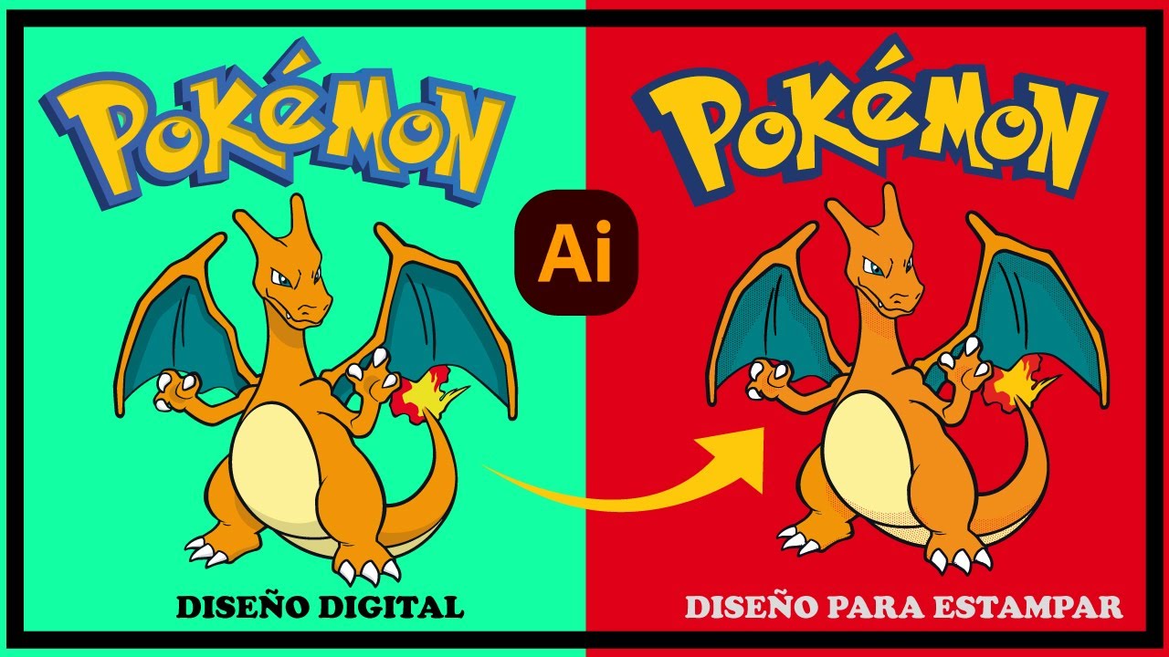 ASI DISEÑO con ADOBE ILLUSTRADOR para ESTAMPAR con SERIGRAFIA (DISEÑO+SEPARACION DE COLOR+TUTORIAL)