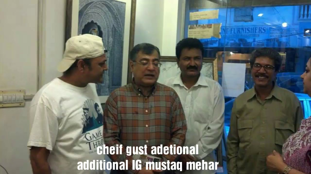 MUJMUA ART GALLERY GROUP SHOW  YOUSUF SHEIKH .BANDAH ALI.SAFWAT SYED .ASGAR ALI MOGERI 19 MARCH 2016