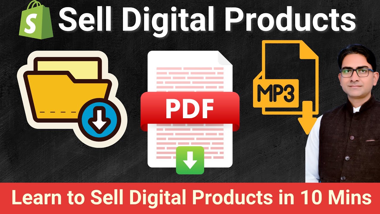 Learn to sell digital products on Shopify in just 10 minutes | Complete Guide