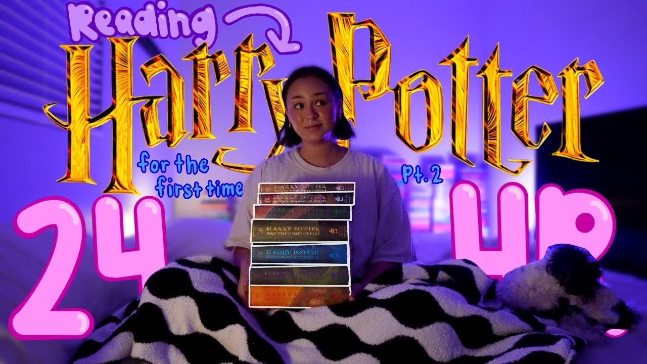Reading Harry Potter for 24 Hours (FOR THE FIRST TIME.... again) 👻✨🎃⚡️