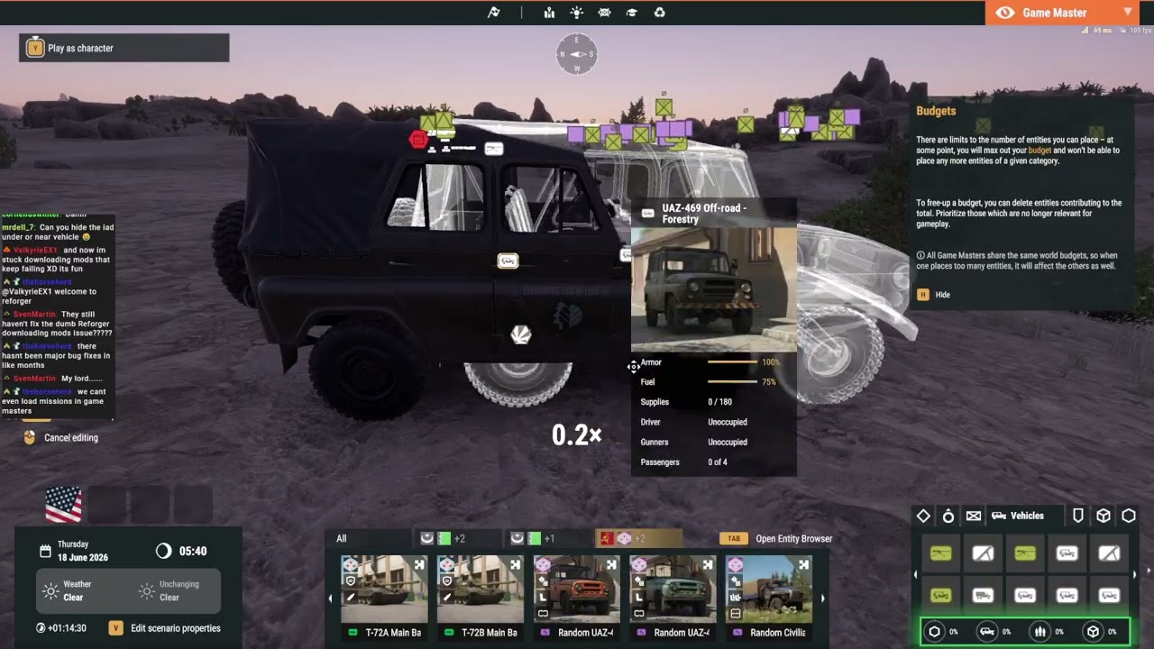 Arma Reforger Zeusing US vs Insurgents VOD 3/14/2026