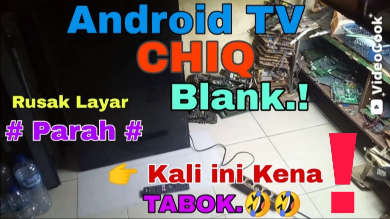 Android Tv Chiq Gambar Blank || Android Tv CHIQ L43G7P Gambar blank
