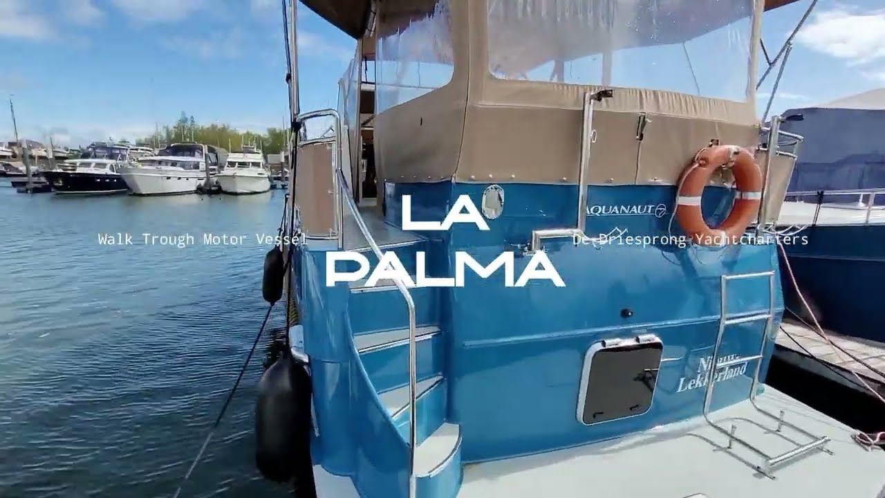 De Driesprong Yachtcharters walk trough video MV La Palma