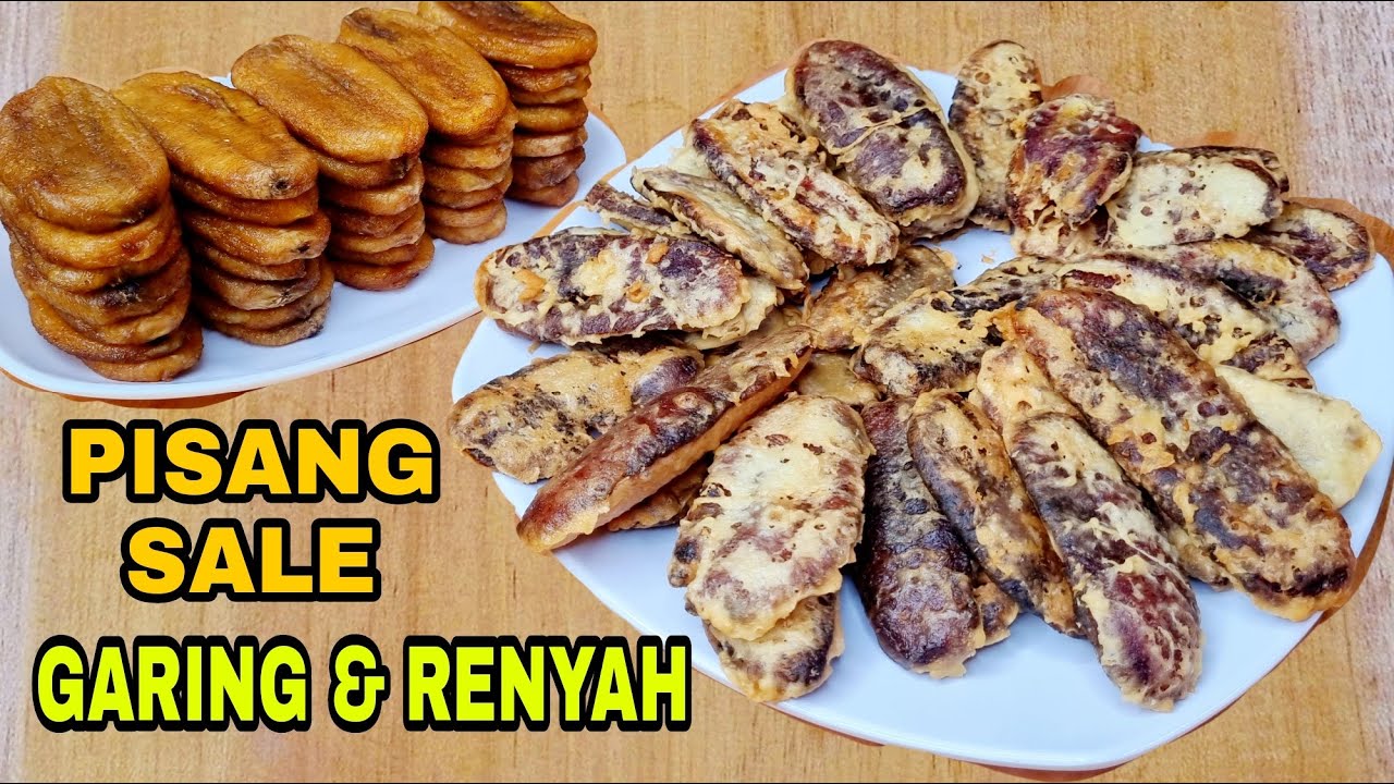 PADAHAL TEPUNG NYA TIPIS BANGET  |  PISANG SALE BISA GARING DAN SERENYAH INI  |  RESEP PISANG SALE