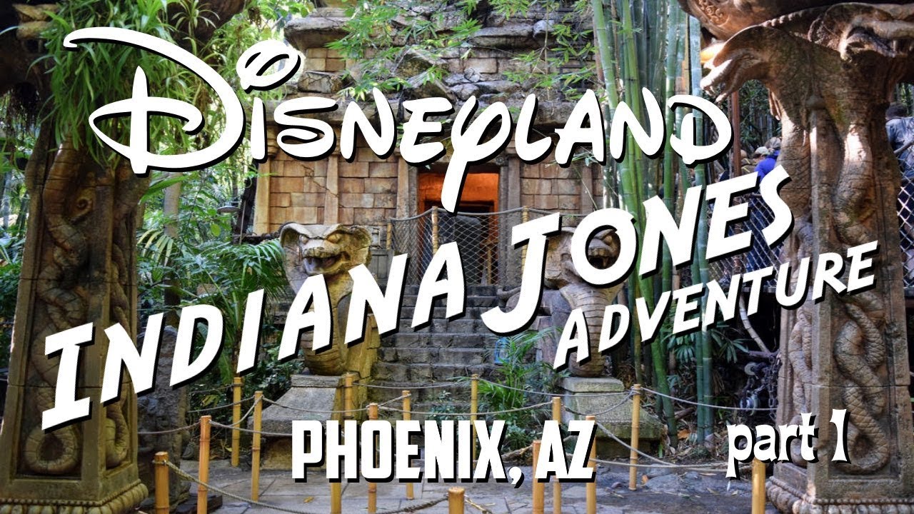 Disneyland Indiana Jones Adventure in Phoenix, Arizona - part 1 [Temple of the Forbidden Eye]