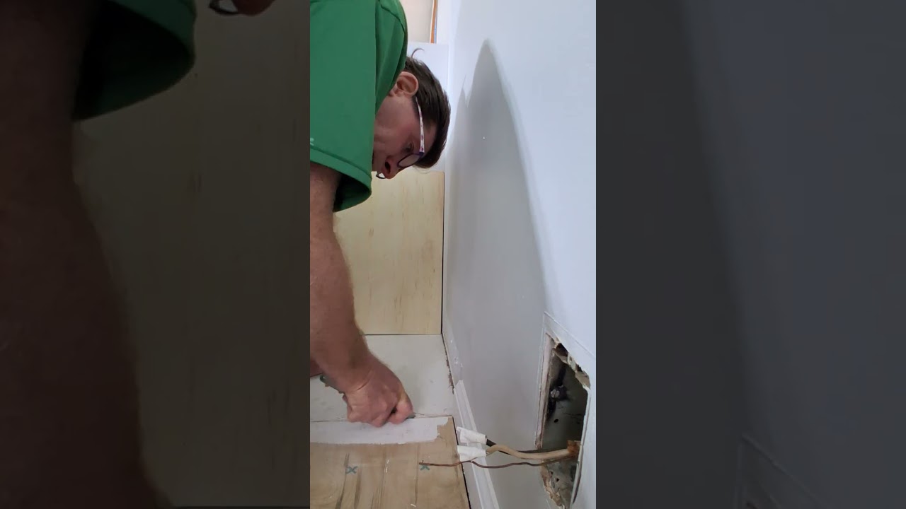 Kitchen Cabinets and Underlayment Almost Finished!