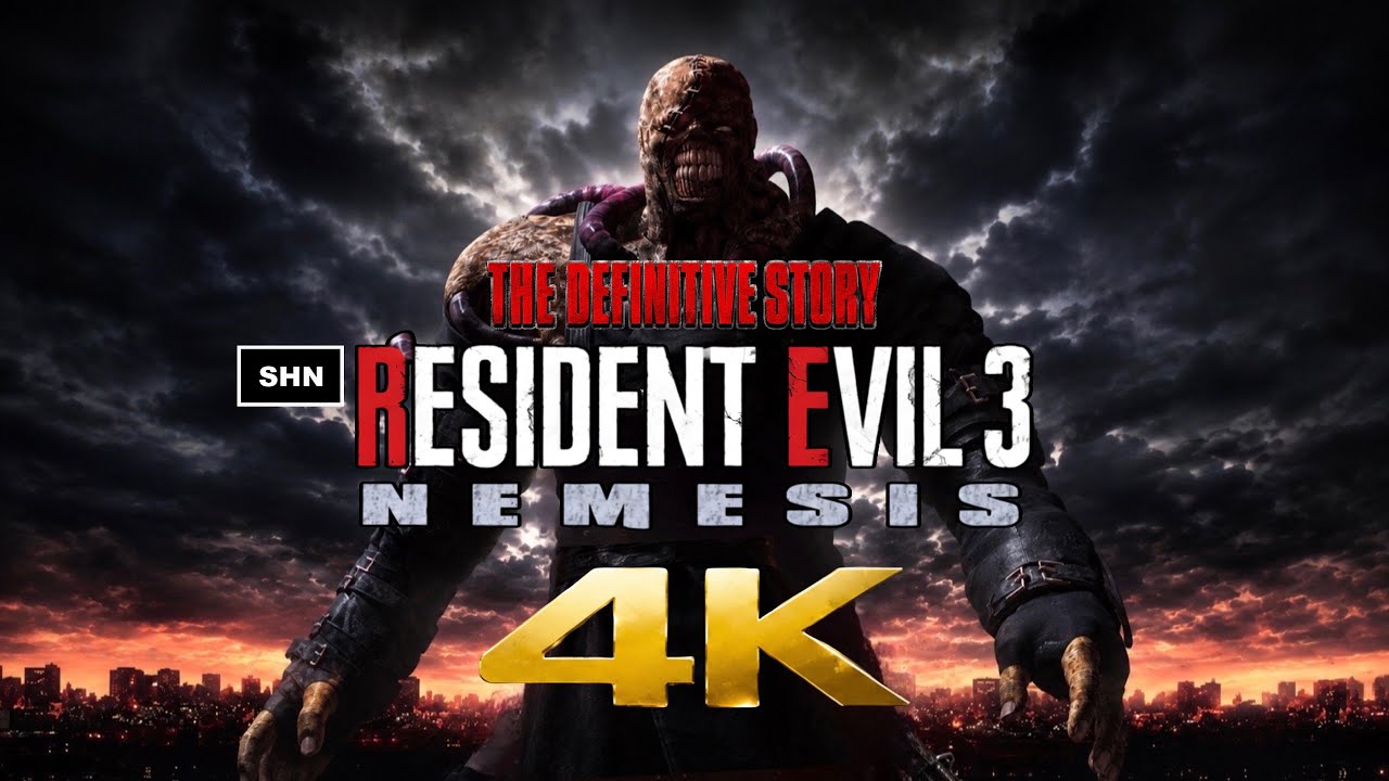 RESIDENT EVIL 3: NEMESIS | The Definitive Story  | Full Game Movie | No Commentary | 4K/60fps