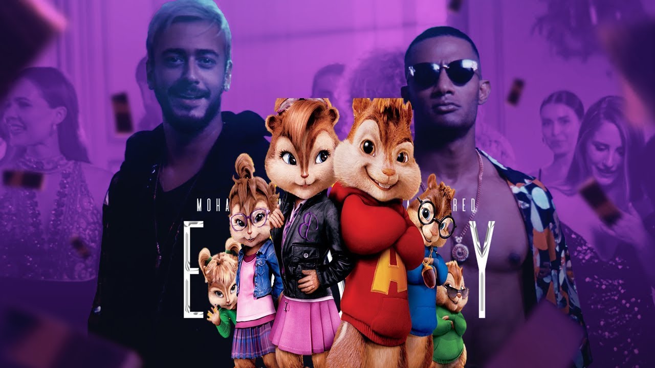 Mohamed Ramadan & Saad Lamjarred - Ensay (Chipmunks Cover) بصوت السناجب