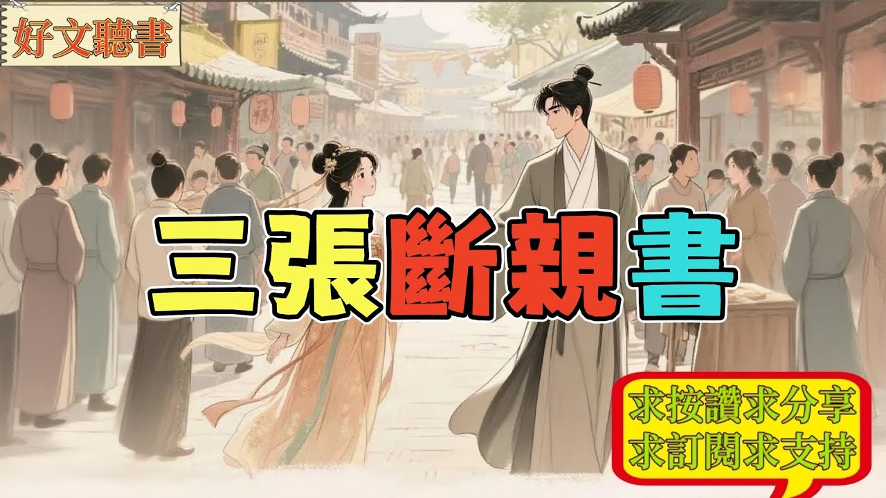 已完結爽文《三張斷親書》#小说#完結爽文#一口氣聽完#有聲書