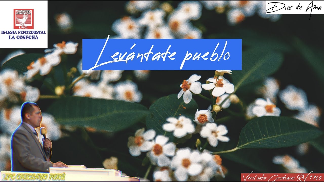 Alabanzas Iglesia Pentecostal la Cosecha Levántate Pueblo  Canta = Diacono Víctor Martínez