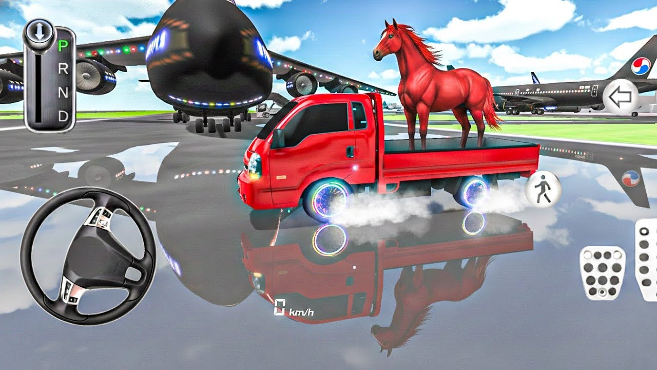🐎What Happens If You Put a Horse on a Truck?!3d driving class 