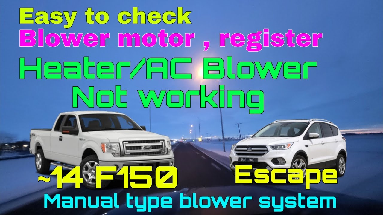 Blower motor not working , easy fast way to Check manual blower motor circuit , e g #F150blower,