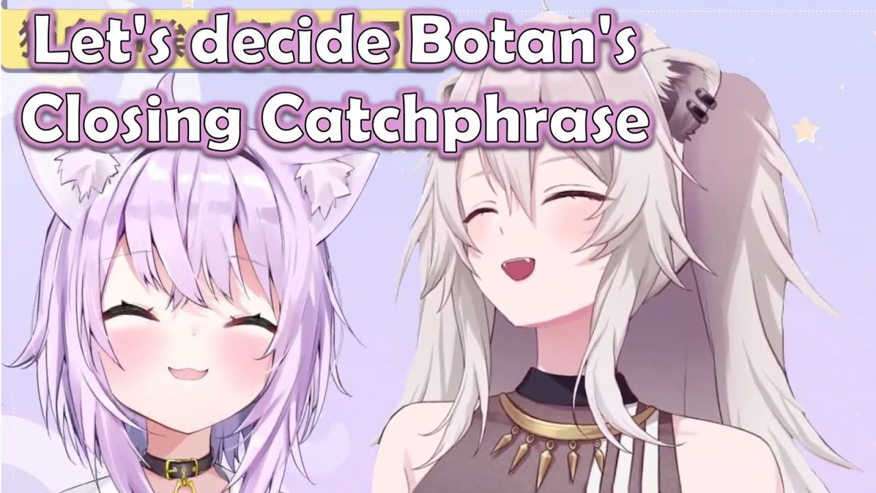 Okayu Decides Botan's Closing Greetings 【HOLOLIVE】【ENG SUB】【#ぼたゆん / #Botayun】