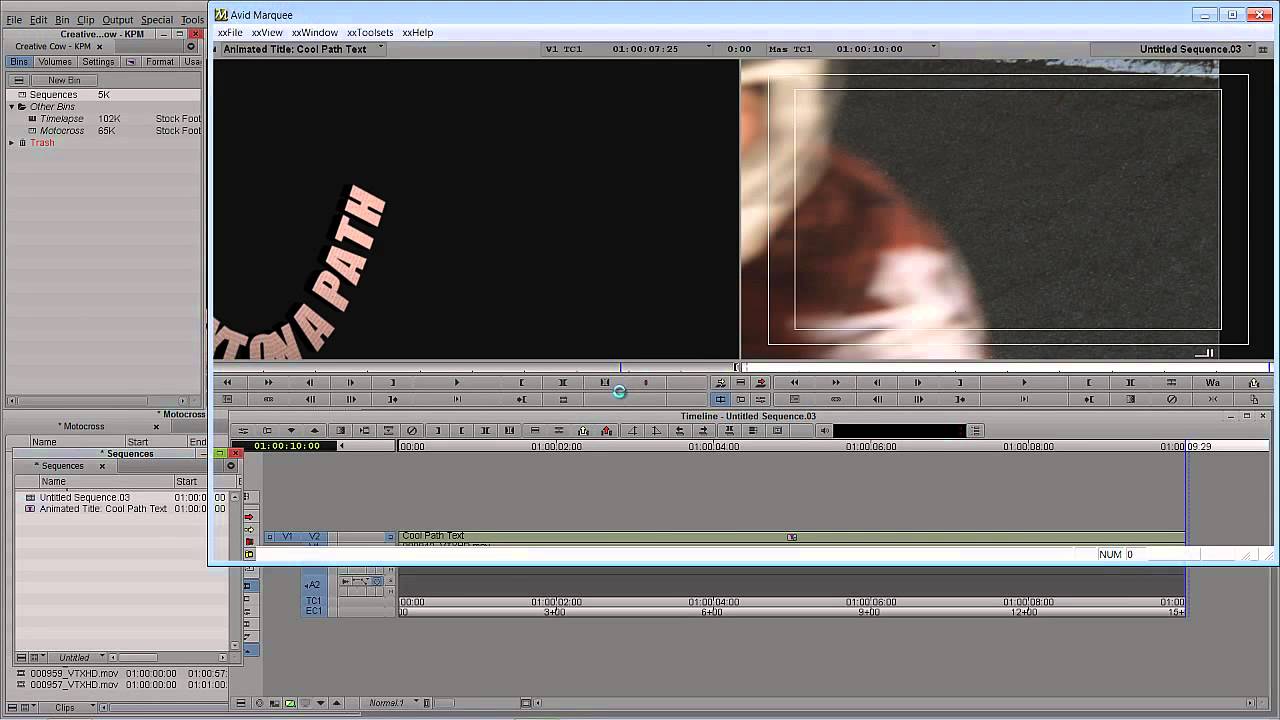 Learn Media Composer Lesson 42: The Marquee Title Tool 4