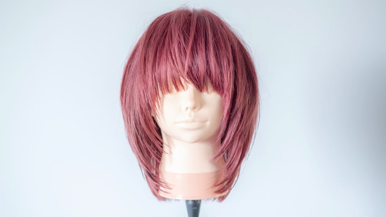 【ウィッグカット】23.レイヤースタイル　バリエーション