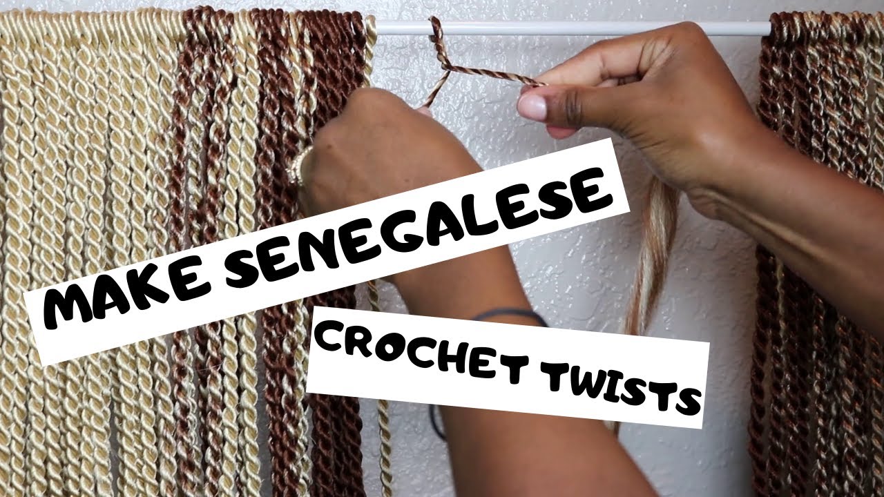 Make Senegalese Crochet Twists - DIY Custom Colored Twists