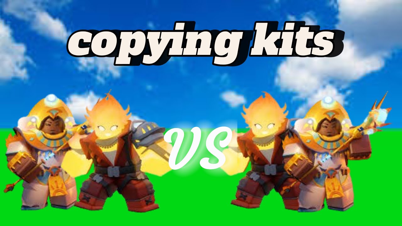 trolling in duels by copying kits Roblox Bedwars
