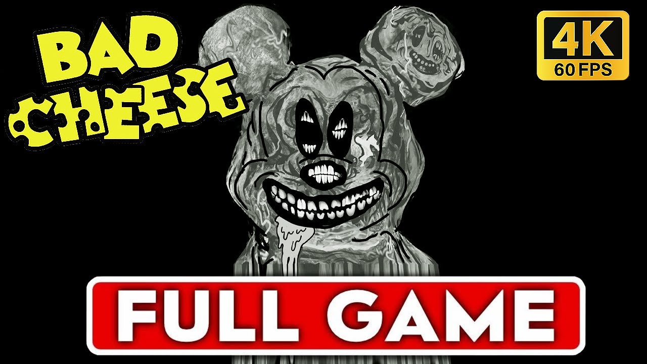 BAD CHEESE | Full Game | Longplay Walkthrough Gameplay | No Commentary | DISNEY HORROR GAME