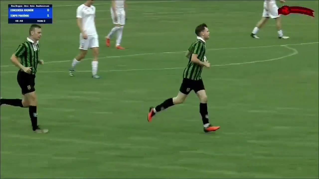 Knurów: Skrót meczu Concordia Knurów - Tempo Paniówki 3:1 (0:1) [11.05.2024]