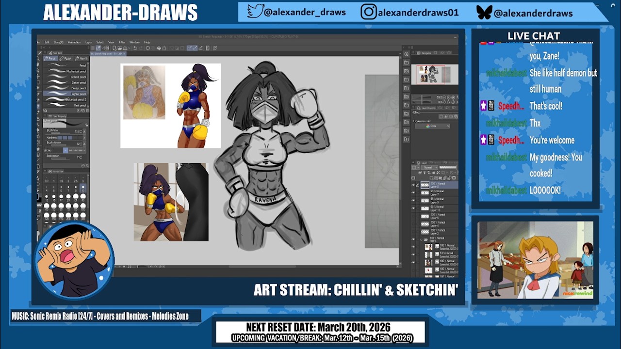 Twitch Livestream: 106th Art Raffle - 3/1/2026