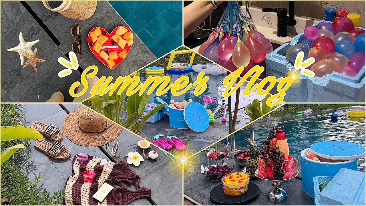 فلوق الشاليه ☀️🌊👒🍉🏖️ | Summer vlog 
