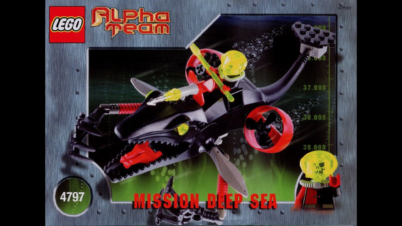 LEGO Alpha Team | 4797 Ogel Mutant Killer Whale | Building instructions