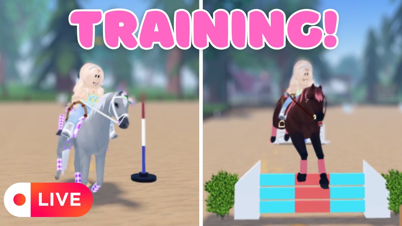 Training Up My Horses! Come Train With Me! 🩵 | Wild Horse Islands