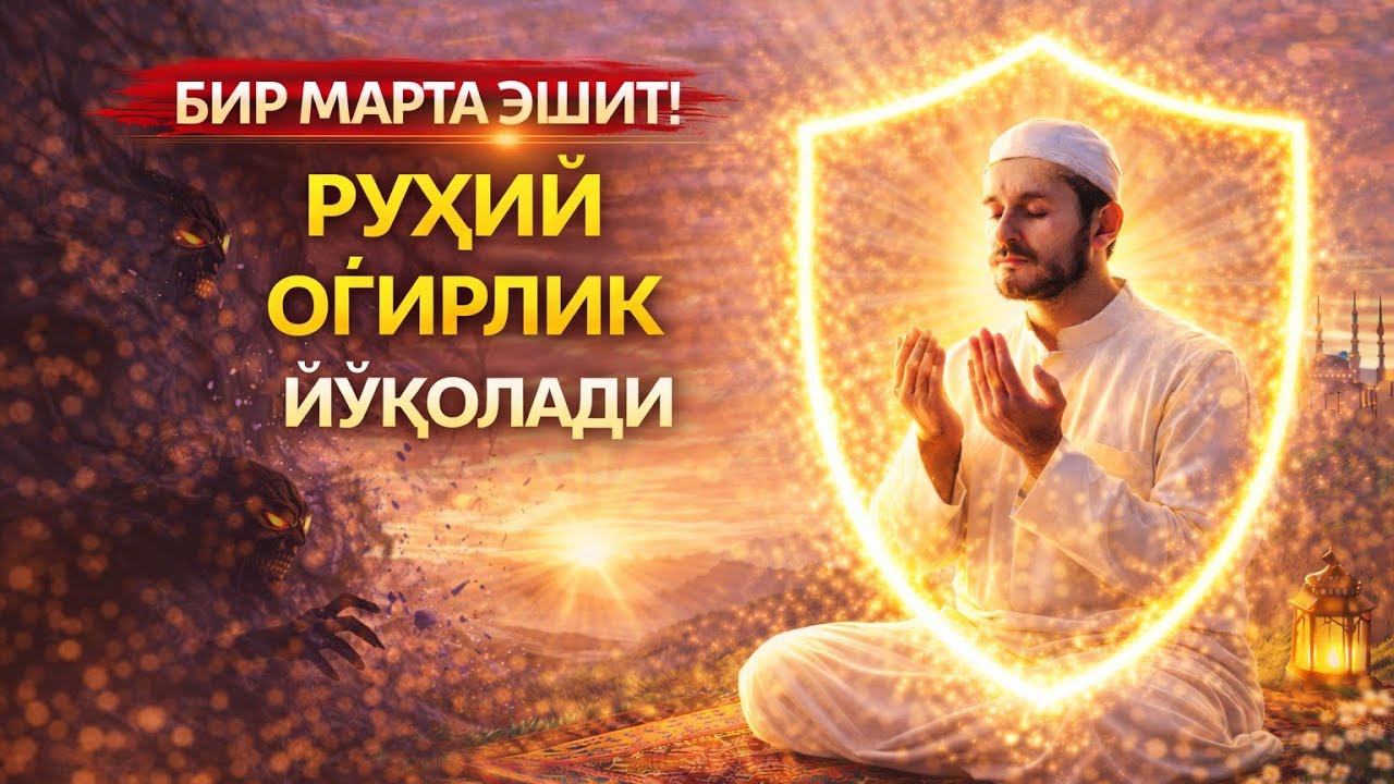 БИР МАРТА ЭШИТ! РУҲИЙ ОҒИРЛИК ЙЎҚОЛАДИ