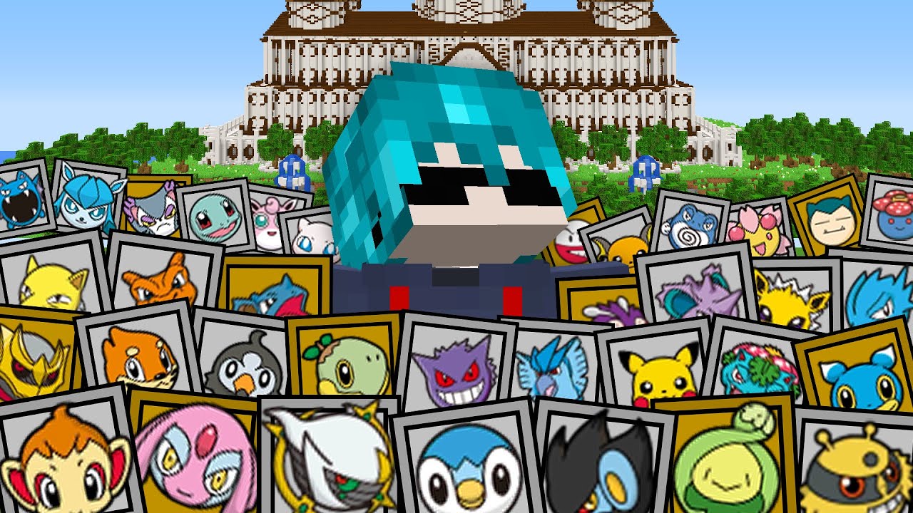 Eu Prendi TODOS OS POKÉMONS em um ZOOLÓGICO no Minecraft Pixelmon