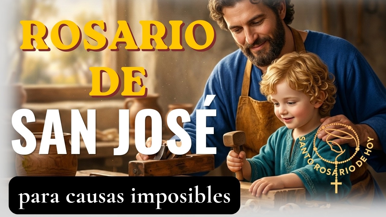 🌹Rosario de SAN JOSÉ - Reza por cualquier Imposible