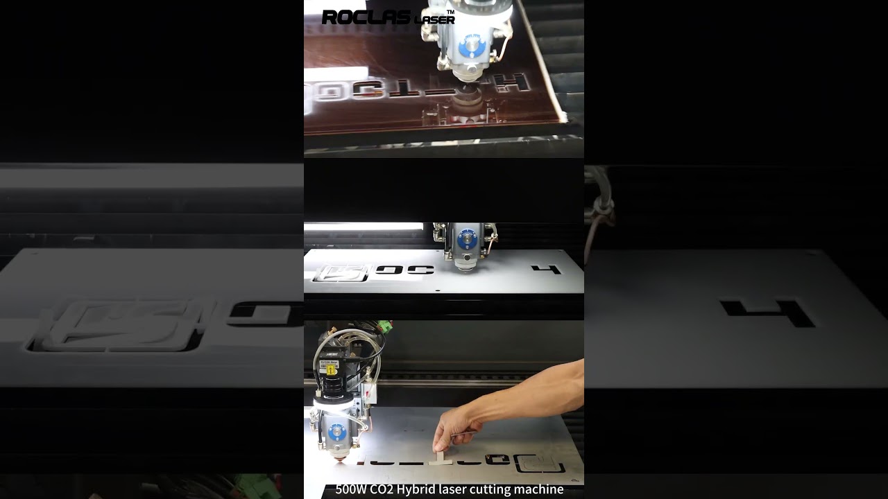 CO2 Hybrid Cutting Machine.#laser #lasermachine #lasercutting #co2laser #co2lasercuttingmachine