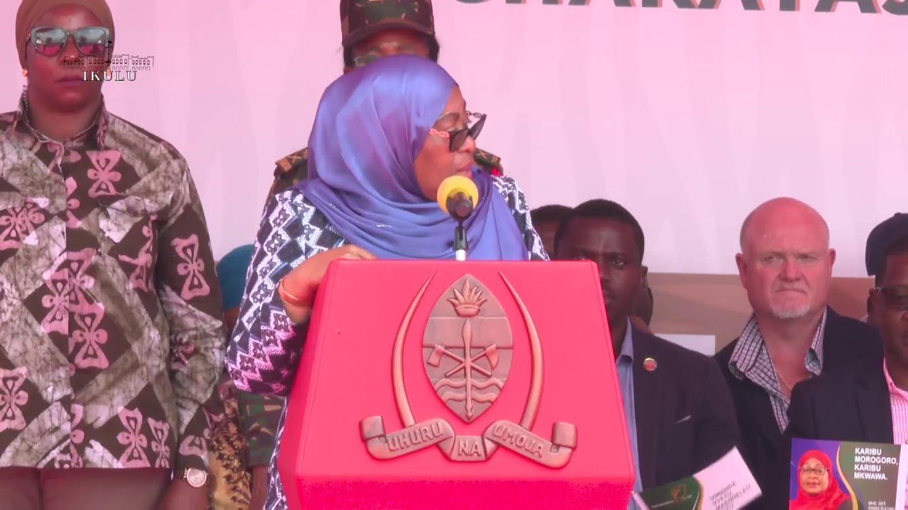 RAIS DKT. SAMIA AKIWEKA JIWE LA MSINGI UJENZI WA KIWANDA CHA SIGARA CHA SERENGETI LEAF MKOANI MOR…