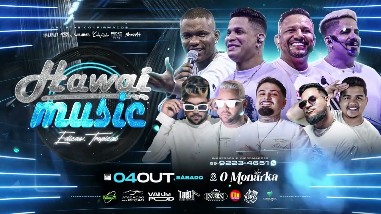 CD HAWAI MUSIC - EDIÇÃO TROPICAL (DIA 04 DE OUTUBRO NO O MONARKA) MIXED BY: @YuriLorenzoDJ