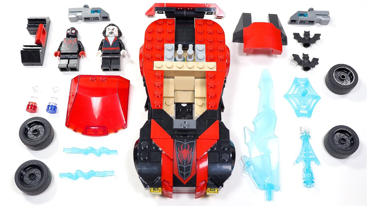 LEGO Spider-Man Miles Morales vs. Morbius | LEGO 76244 Stop Motion Build Review
