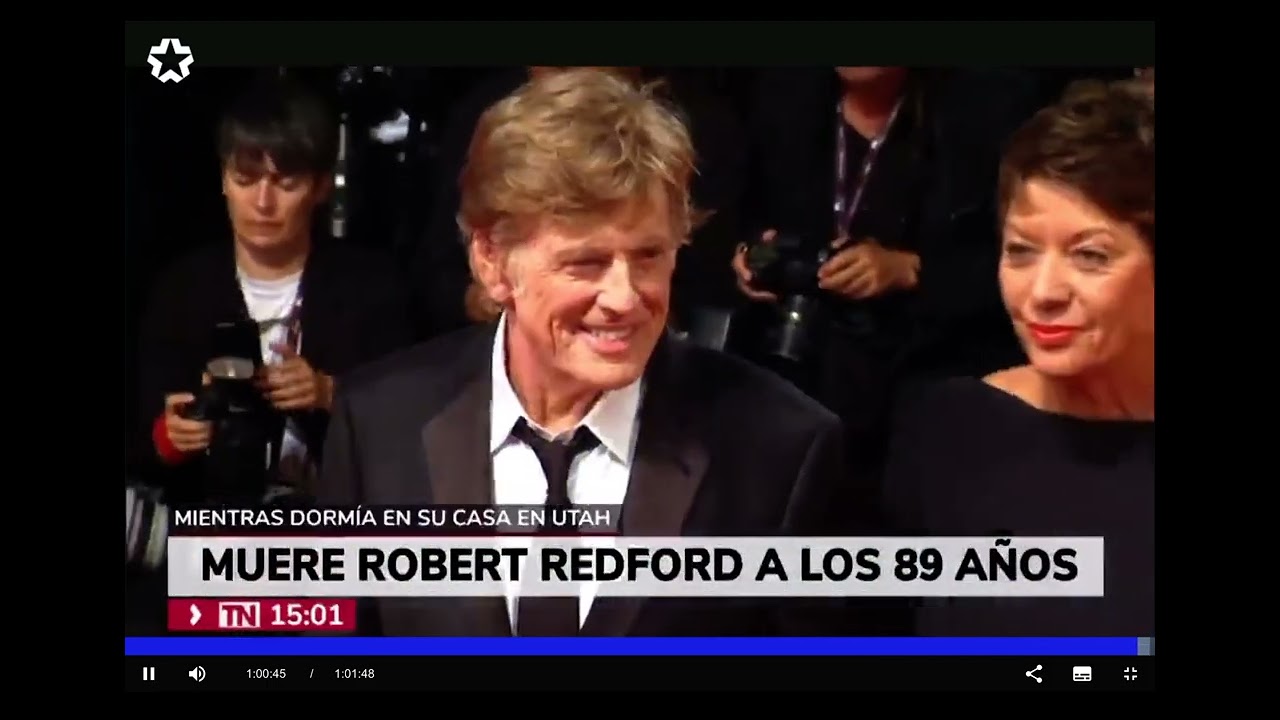 Muere Robert Redford,  el último gran galán de Hollywood. Víctor Arribas
