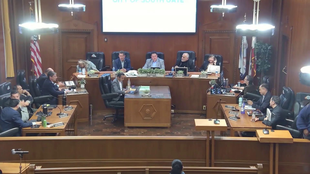 South Gate Council Meeting 3/24/26